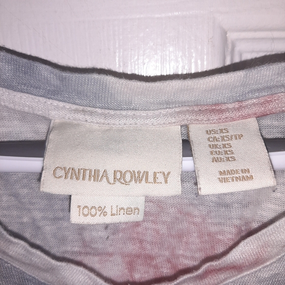 Cynthia Rowley Linen Tee - Picture 2 of 2